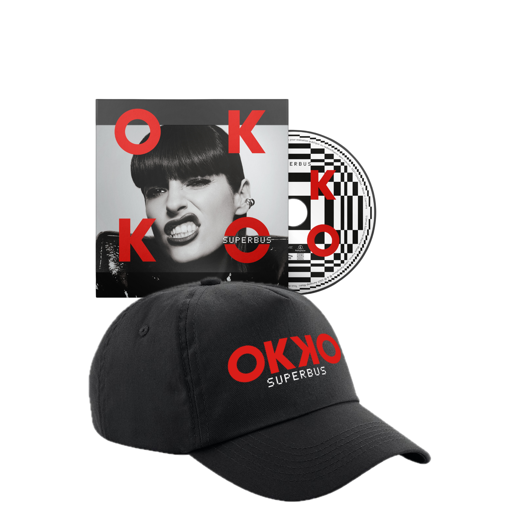 PACK CASQUETTE + ALBUM AU CHOIX "OK KO"