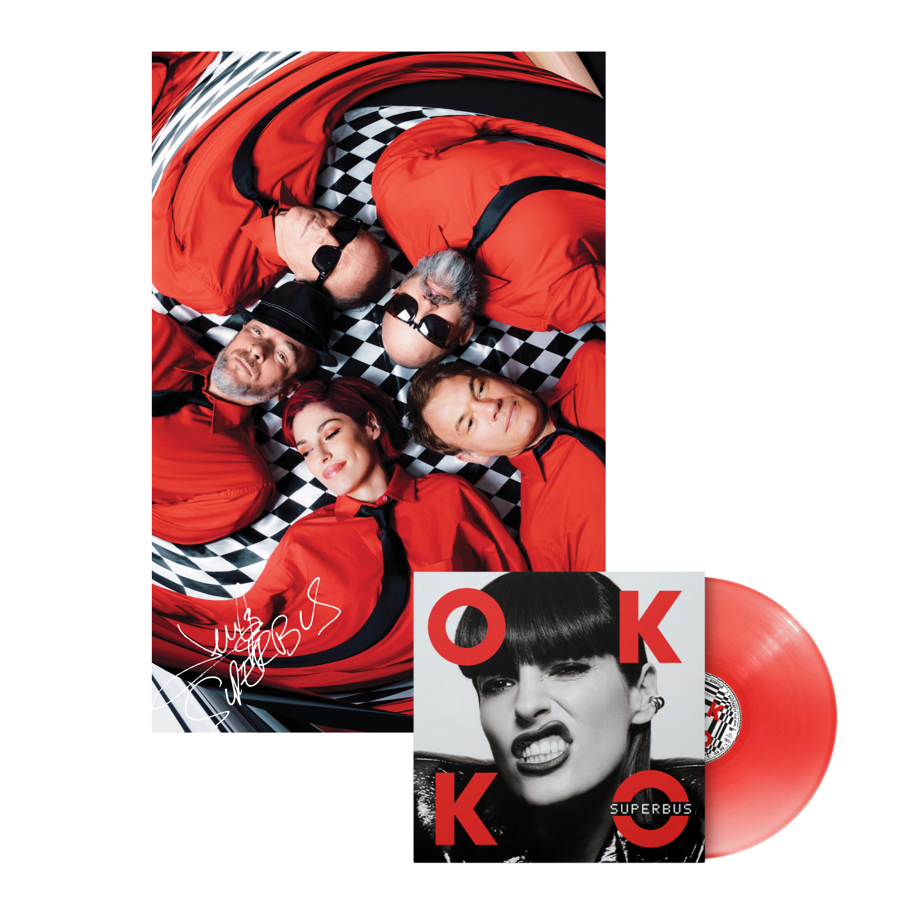 PACK POSTER DÉDICACÉ + ALBUM AU CHOIX « OK KO »